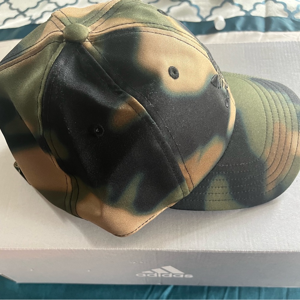 Adidas RELAXED BLUR CAMO STRAP-BACK HAT - Picture 3 of 9